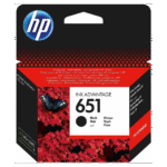 HP 651 Noir - Cartouche d'encre HP d'origine (C2P10AE)