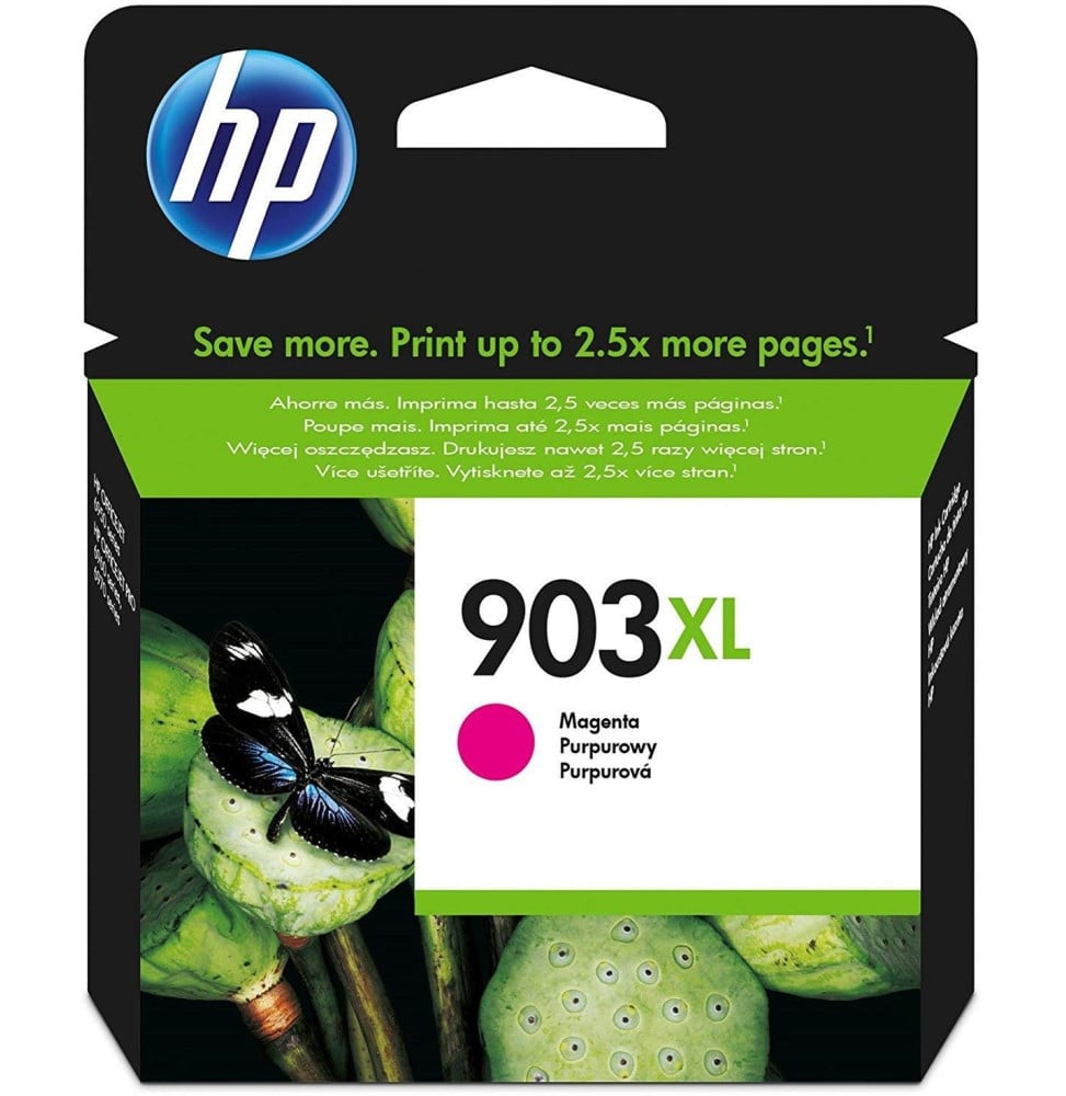 HP 903XL Magenta - Cartouche d'encre grande capacité HP d'origine (T6M07AE)