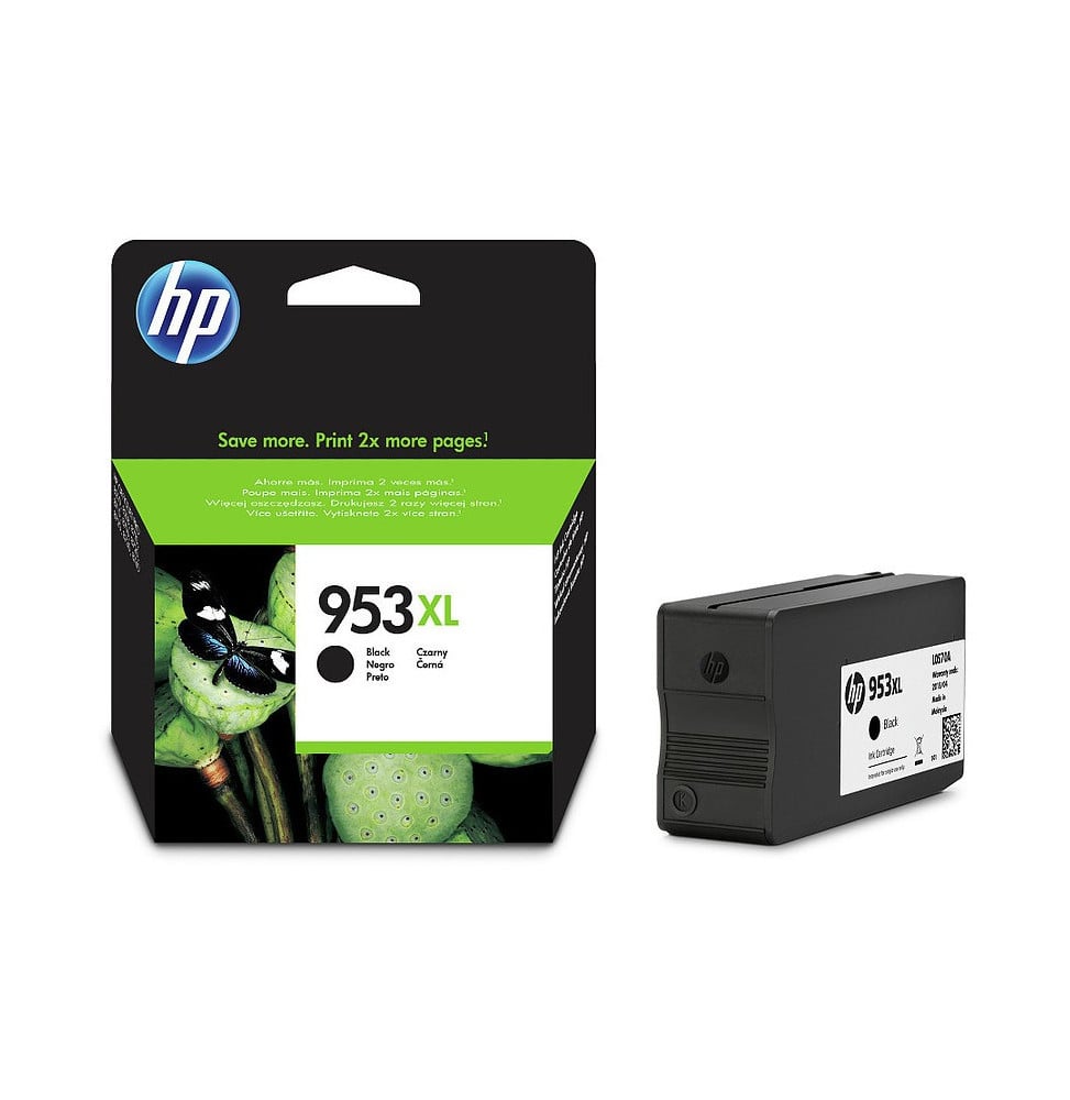 HP 953XL Noir - Cartouche d'encre grande capacité HP d'origine (L0S70AE)