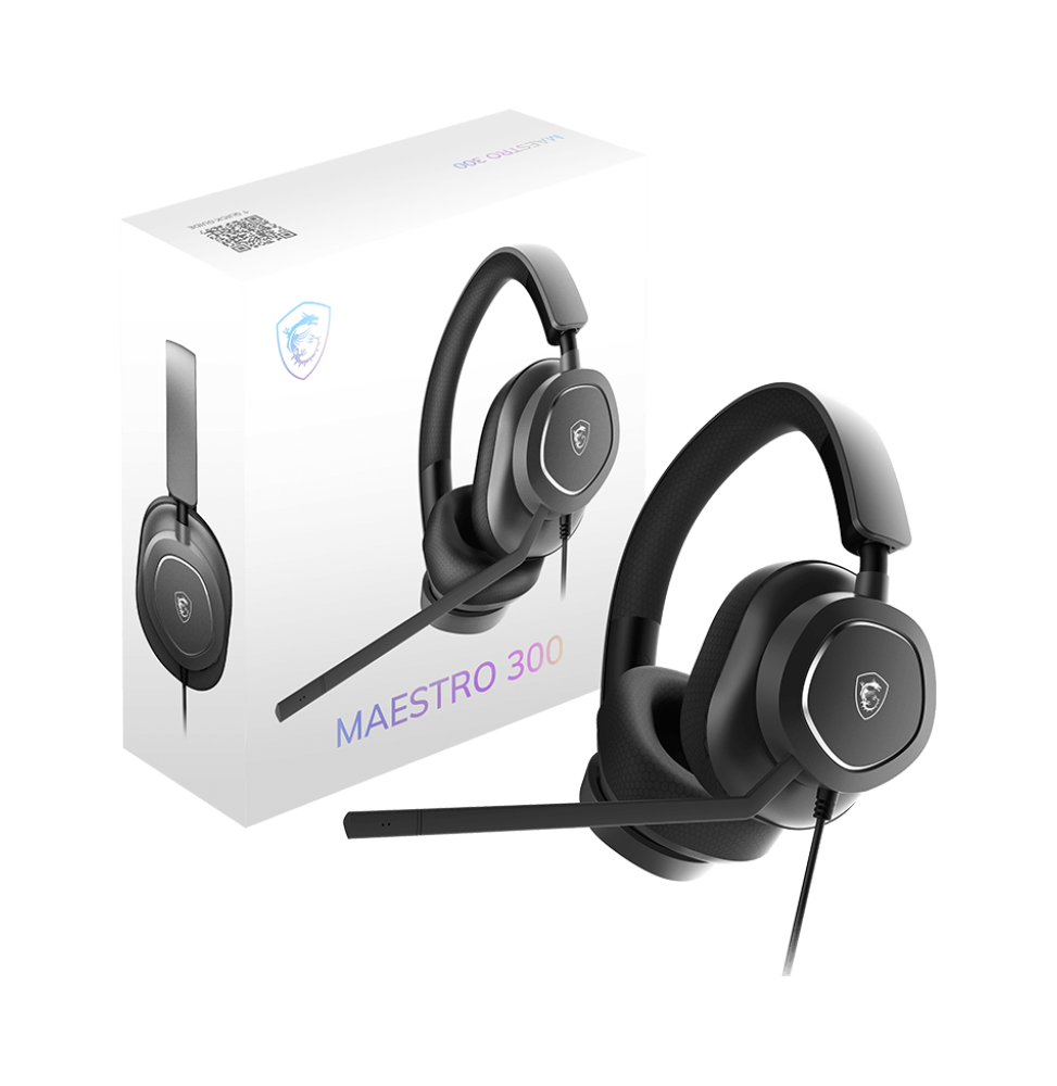 Casque gaming MSI Maestro 300 - USB (OS3-8ZC8001-000)