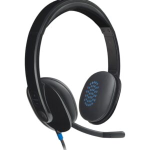 Casque Logitech H540 pour ordinateur avec microphone anti-parasite - USB (981-000480)