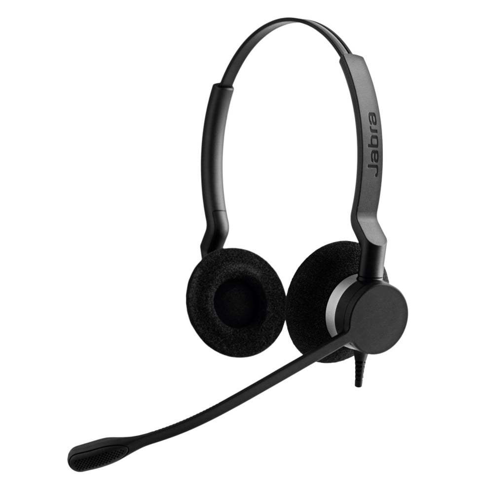 Casque-micro stéréo Jabra BIZ 2300 QD Duo Anti-Bruit (2309-820-104) (Connexion QD et non pas USB)