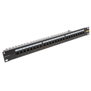 Panneau de brassage UTP 24 ports CaT 6 plein (C6CPNLU24012M)