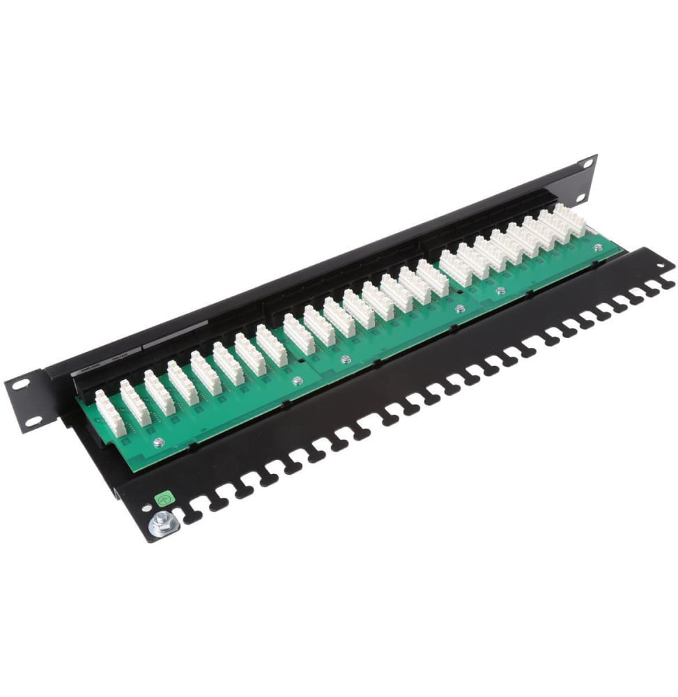 Panneau de brassage UTP 24 ports CaT 6 plein (C6CPNLU24012M) – Image 2