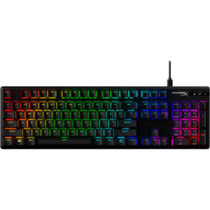 Clavier de jeu mécanique HyperX Alloy Origins PBT HX Rouge - AZERTY (639N3AA)