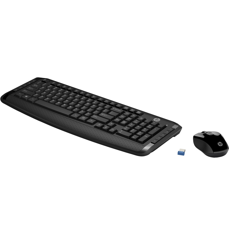Clavier et souris sans fil HP 300 (AZERTY) (3ML04AA) – Image 2
