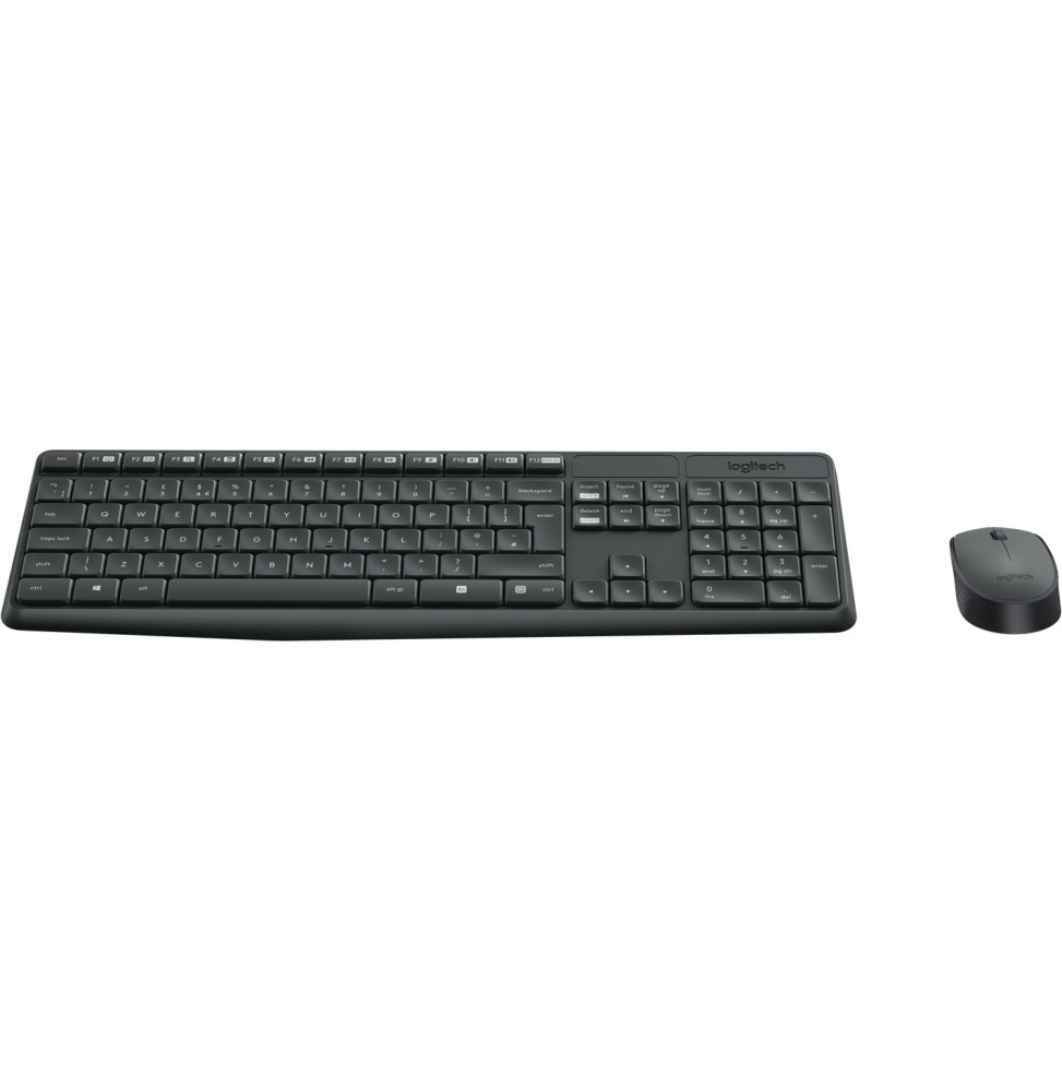Clavier et souris sans fil Logitech MK235 (AZERTY Français) – Image 2