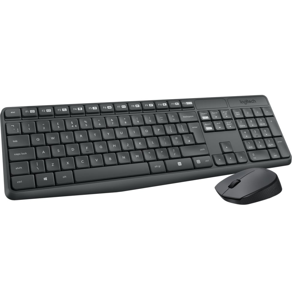 Clavier et souris sans fil Logitech MK235 (AZERTY Français)