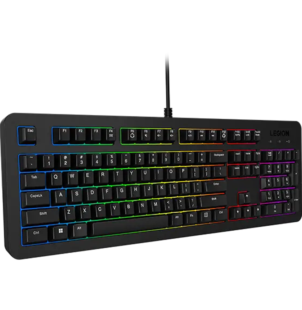 Clavier filaire Gaming Lenovo Legion K310 RGB - AZERTY Français (GY41N91869) – Image 2