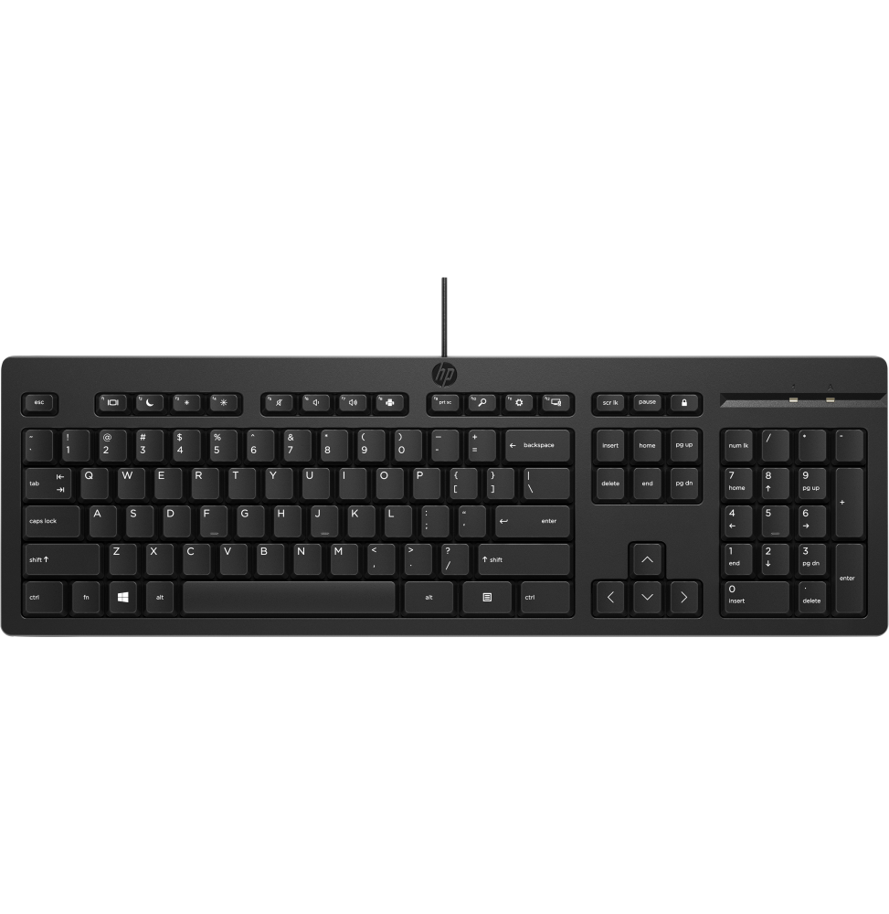 Clavier filaire HP 125 (Pack 6 unités) - Français (AZERTY) (266C9A6)