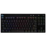 Clavier gaming rétroéclairé mécanique Logitech G PRO - Noir Français Azerty (920-009390)