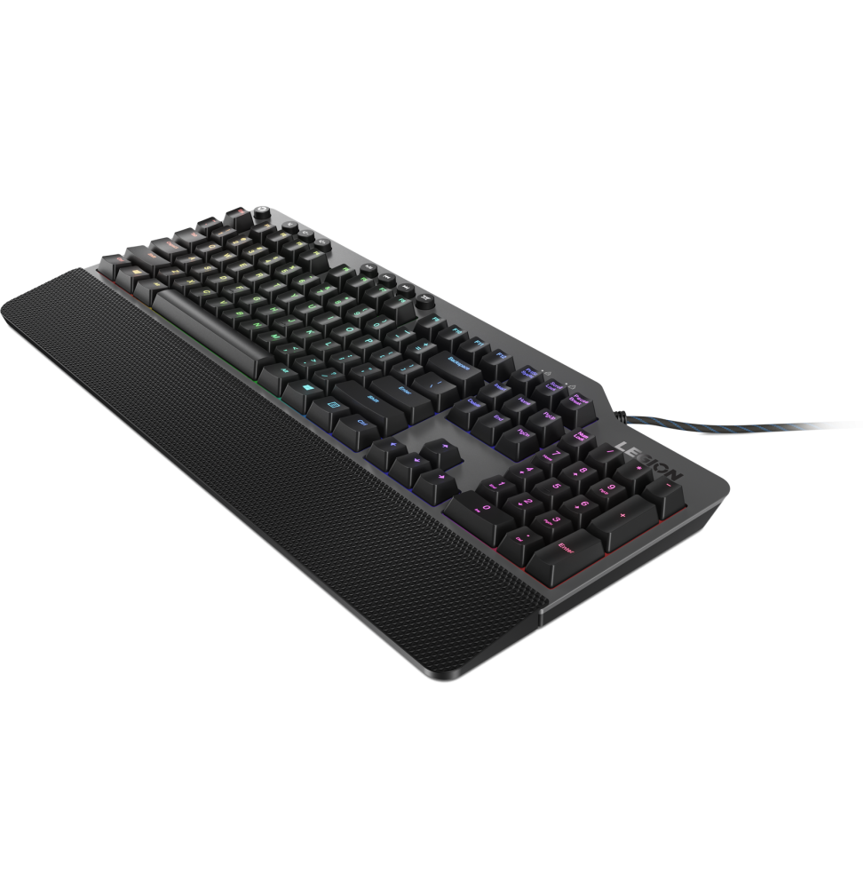 Clavier mécanique filaire gaming Lenovo Legion K500 RGB - AZERTY Français (GY40T26483) – Image 2