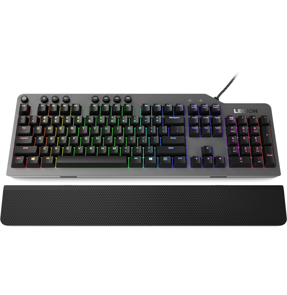 Clavier mécanique filaire gaming Lenovo Legion K500 RGB - AZERTY Français (GY40T26483)