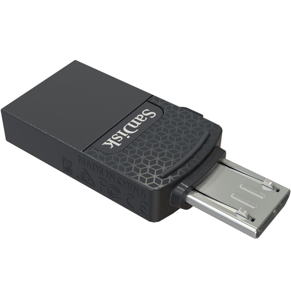 Clé USB 2.0 SanDisk micro-USB / USB 2.0 64 Go (SDDD1-064G-G35) – Image 2