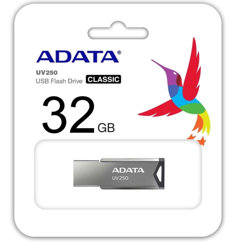 Clé USB 2.0 ADATA UV250 - 16GB, 32GB, 64GB