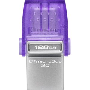 Clé USB Kingston DataTraveler microDuo 3C USB Type-A / Type-C 3.2 - 128 Go (DTDUO3CG3/128GB)