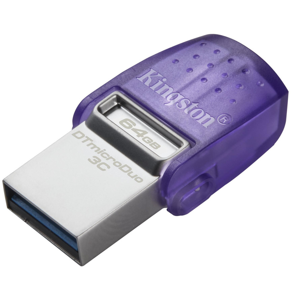 Clé USB Kingston DataTraveler microDuo 3C USB Type-A / USB Type-C 3.2 - 64 Go (DTDUO3CG3/64GB) – Image 2