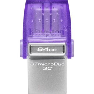 Clé USB Kingston DataTraveler microDuo 3C USB Type-A / USB Type-C 3.2 - 64 Go (DTDUO3CG3/64GB)