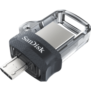 Clé USB SanDisk Ultra m3.0 double connectique micro-USB et USB 3.0 - 32 Go (SDDD3-032G-G46)