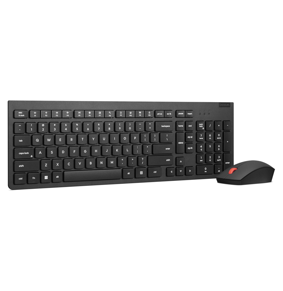 Combiné Lenovo Essential Clavier et Souris sans fil Gen2 - Français (4X31N50719) – Image 2