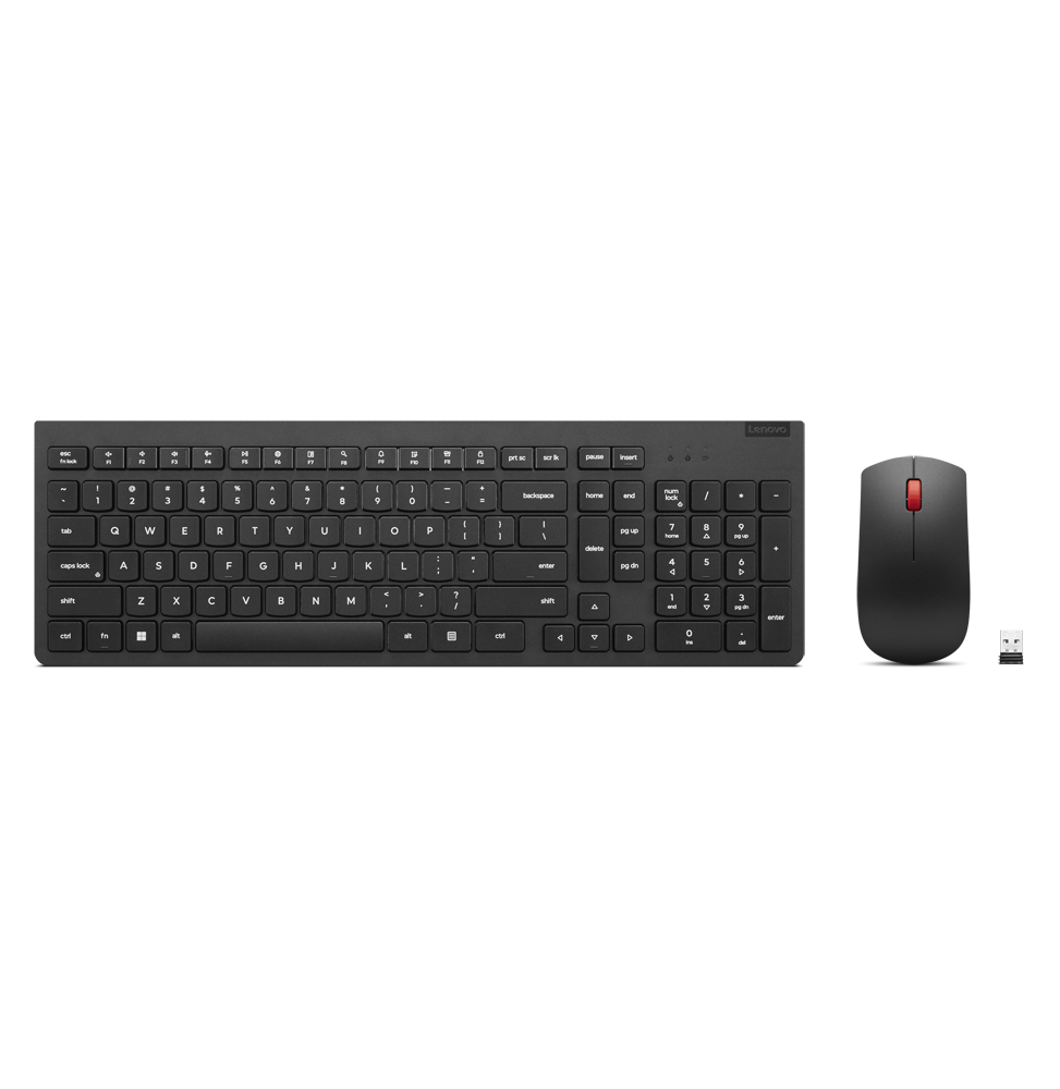 Combiné Lenovo Essential Clavier et Souris sans fil Gen2 - Français (4X31N50719)