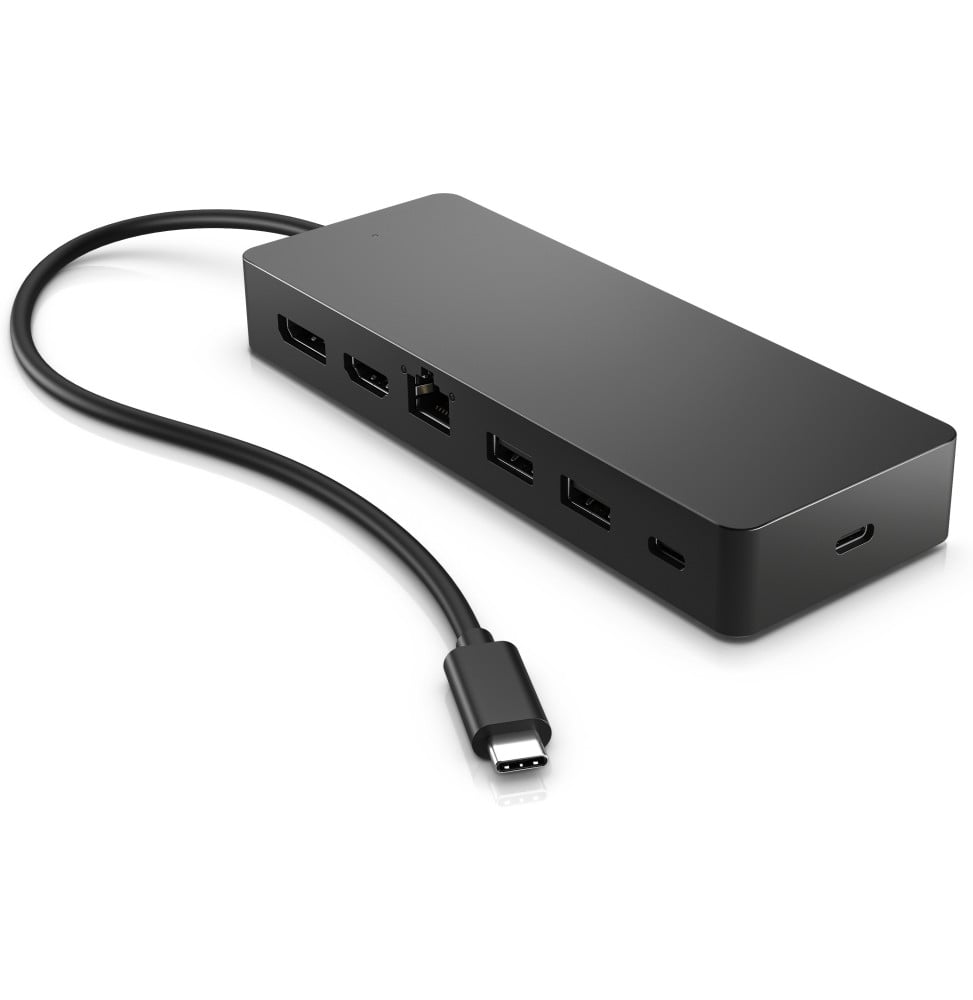 Hub USB-C HP 7 en 1 Supporte PD - Power Delivery (50H55AA)