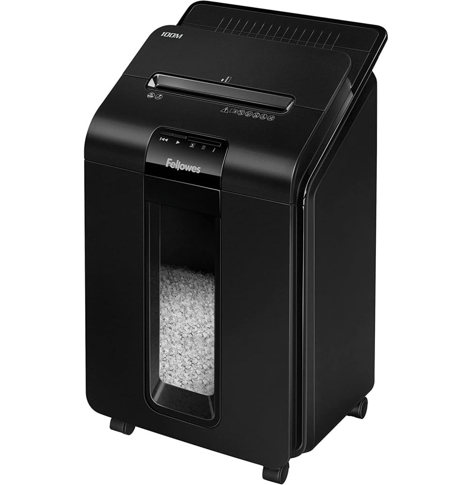 Fellowes AutoMax™ 100M - Destructeur à Coupe-micro - Bac 23L - 100 feuilles (4629201)
