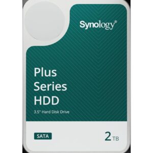 Disque dur interne Synology HAT3300 SATA 3,5" Série Plus HDD 2 To pour NAS (HAT3300-2T)