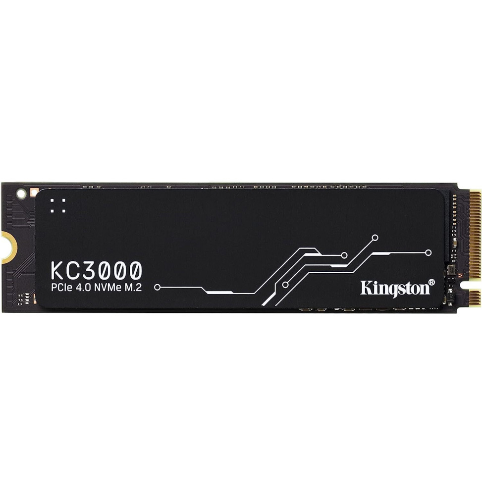 Disque Dur interne SSD Kingston KC3000 M.2 2280 PCIe Gen4 x4 NVMe 3D TLC 512 Go (SKC3000S/512G) – Image 2