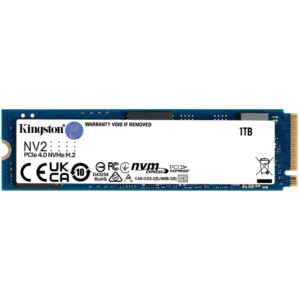 Disque Dur interne SSD Kingston NV2 M.2 2280 PCIe Gen4 x4 NVMe 1 To (SNV2S/1000G)