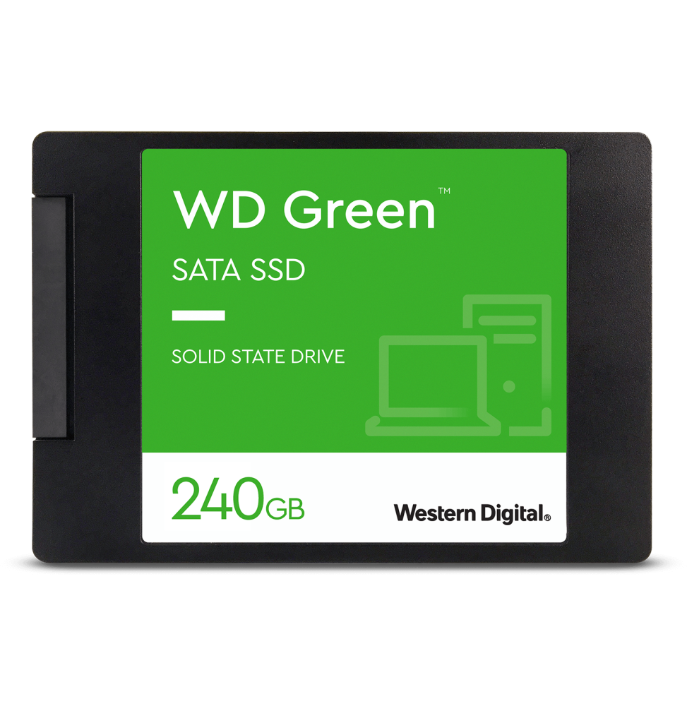 Disque dur interne SSD WD Green SATA 2.5" 240 Go (WDS240G3G0A-00BJG0)