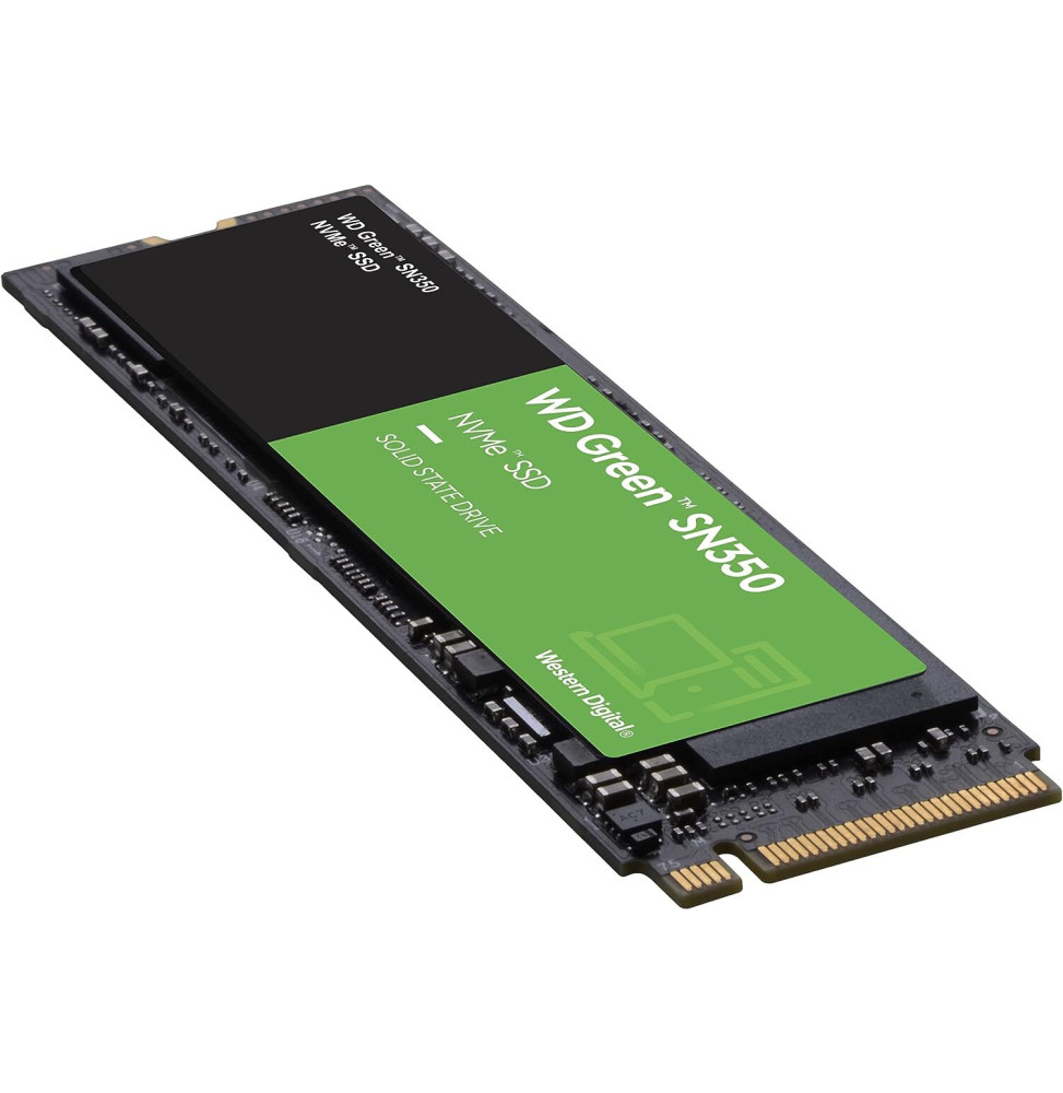 Disque dur interne SSD WD Green SN350 M.2 2280 PCIe Gen4 x4 NVMe 240 Go (WDS240G2G0C-00AJM0) – Image 2