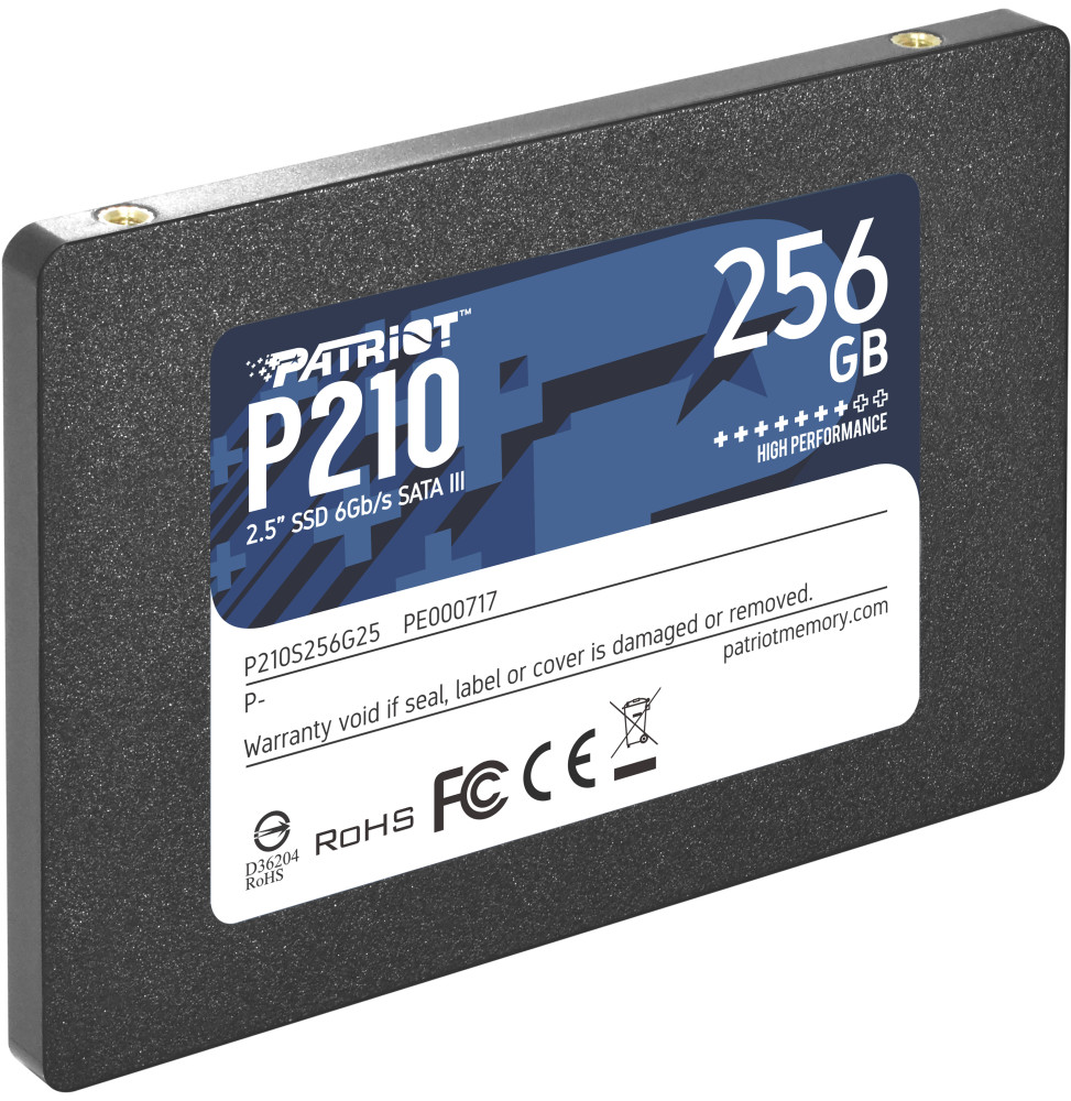 Disque Dur interne SSD Patriot P210 SATA III 2.5" 256 Go (P210S256G25) – Image 2