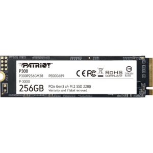 Disque Dur interne SSD Patriot P300 M.2 2280 PCIe Gen3 x4 NVMe 256 Go (P300P256GM28)