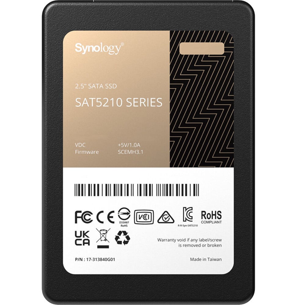 Disque Dur interne SSD Synology SAT5210 sata 2.5" 480 Go (SAT5210-480G)
