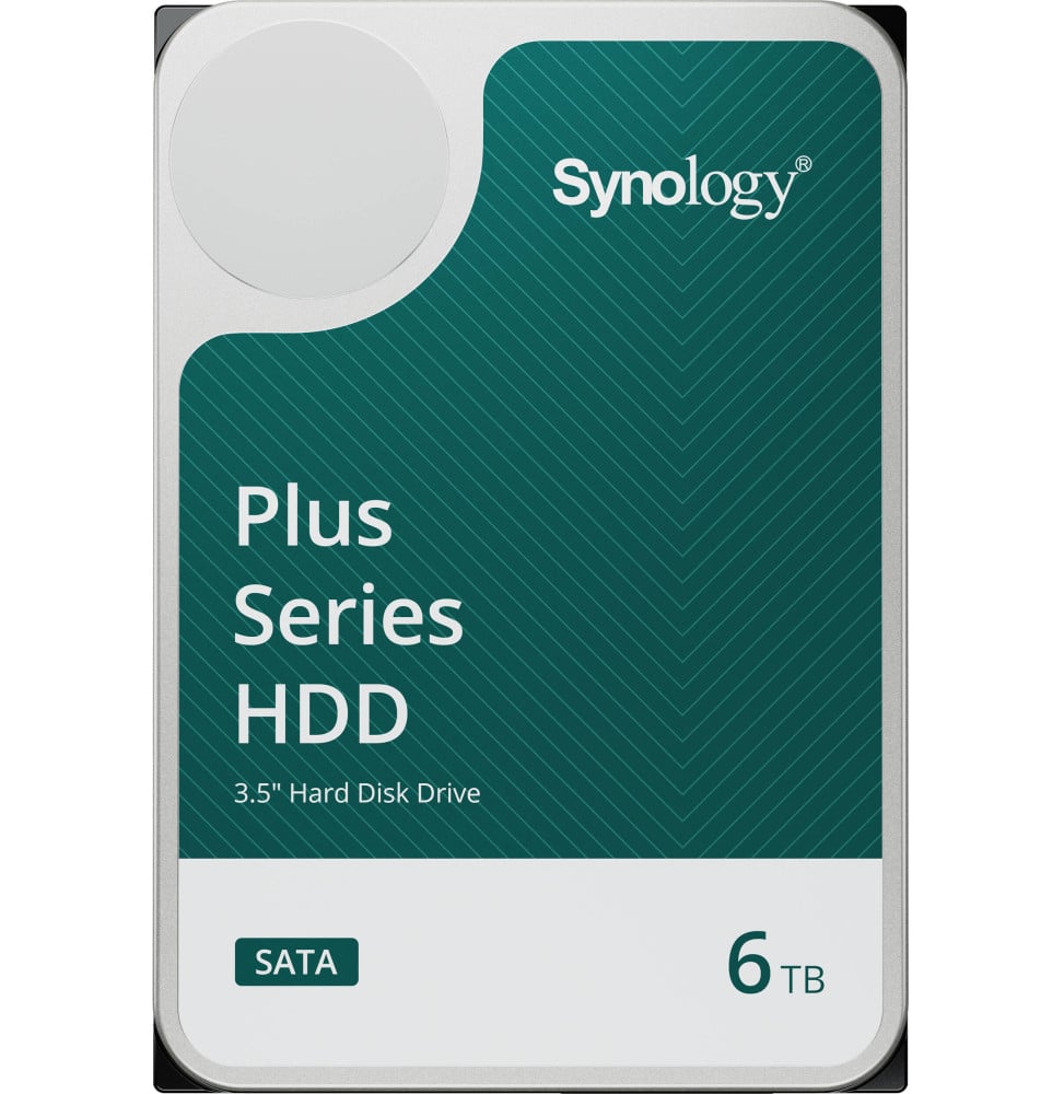 Disque dur interne Synology HAT3300 SATA 3,5" Série Plus HDD 6 To pour NAS (HAT3300-6T)