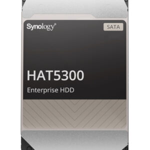 Disque dur interne Synology HAT5300 SATA 3,5" Série Enterprise HDD 12 To pour NAS (HAT5300-12T)