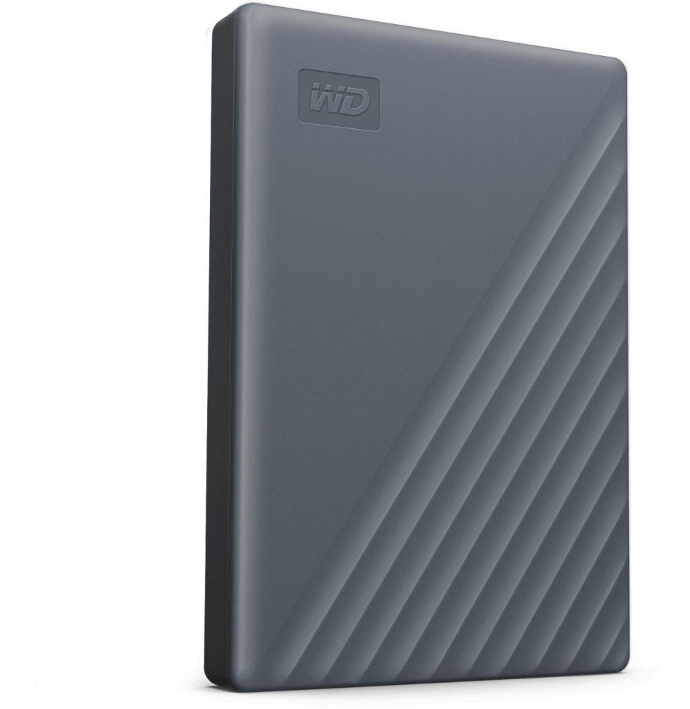 Disque dur portable Western Digital My Passport compatible avec USB-C - 2To, 4To