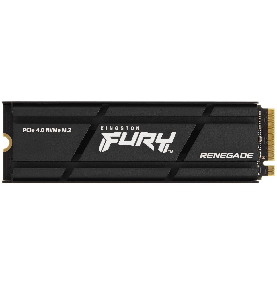 Disque Dur interne SSD Kingston FURY Renegade Heatsink M.2 2280 PCIe Gen4 x4 NVMe 1 To (SFYRSK/1000G)