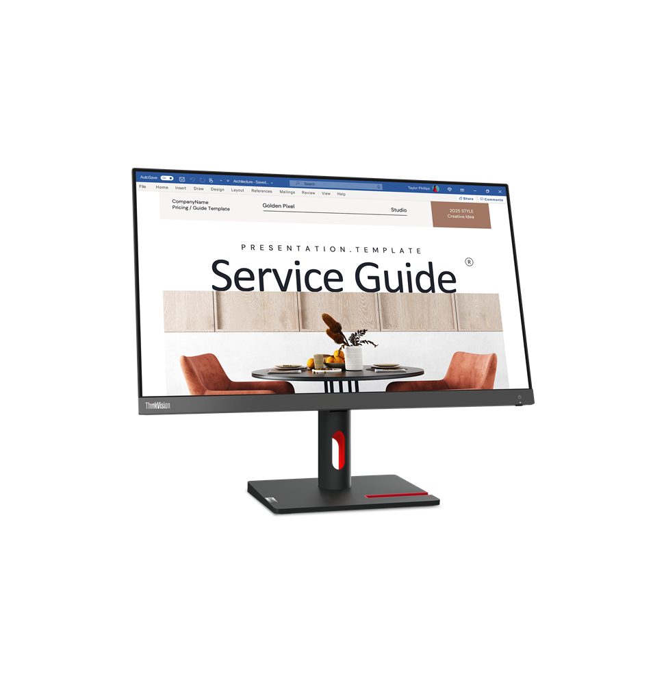 Écran 23,8" Full HD Lenovo ThinkVision S24i-30 (63DEKAT3EU) – Image 2