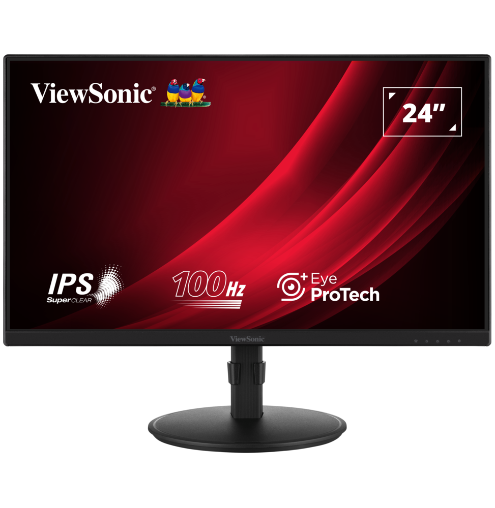 Écran 24" Full HD Viewsonic VG2408 Ergonomic avec USB Hub