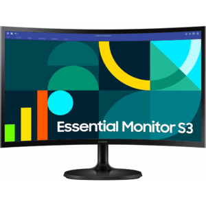 Écran 24" incurvé Full HD Samsung Essential S3 S36GD (LS24D360GAUXEN)