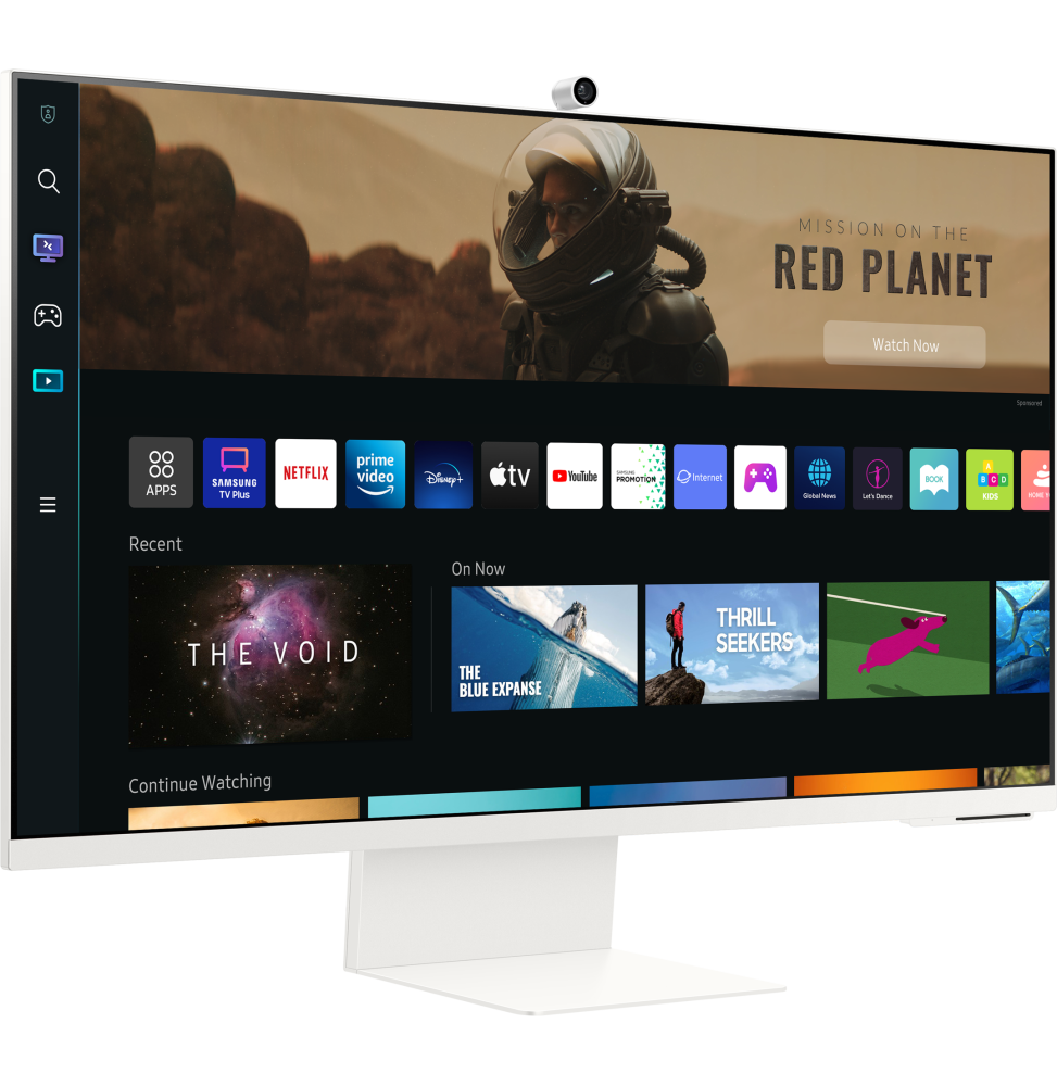 Écran 32" UHD Samsung M8 avec expérience Smart TV et design fin emblématique (LS32BM801UMXZN) – Image 2