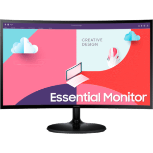 Écran incurvé 24" Samsung Essential Curved Monitor S3 (LS24C360EAMXZN)
