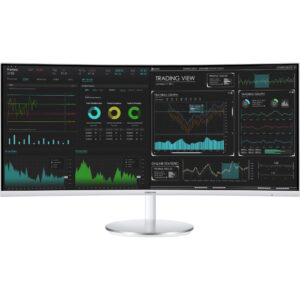 Écran incurvé 34" QLED Samsung Série 7 CJ791 (LC34J791WTMXZN)
