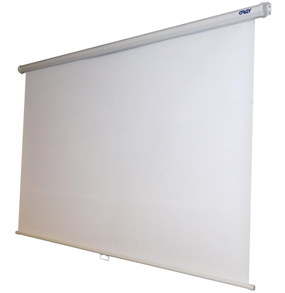 Écran de projection manuel mural ORAY Cineflex 180 x 180 cm - Blanc Mat