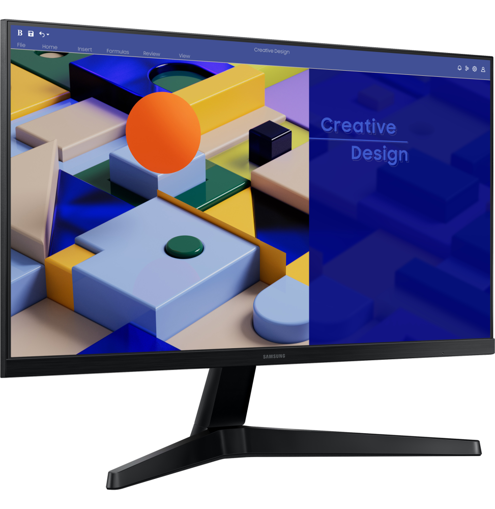 Écran Plat 27" Samsung Essential Monitor S3 S31C (LS27C310EAMXZN) – Image 2