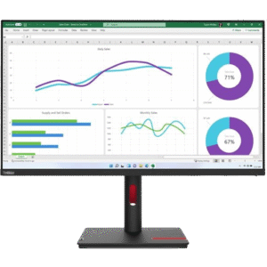 Écran Plat 32" Lenovo ThinkVision T32h-30 QHD (63D3GAT1EU)