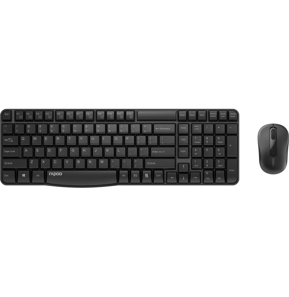 Ensemble sans fil souris + clavier Rapoo X1800S (AZERTY Français) – Image 2
