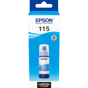 Epson 115 Cyan - Bouteille d'encre Epson EcoTank d'origine (C13T07D24A)